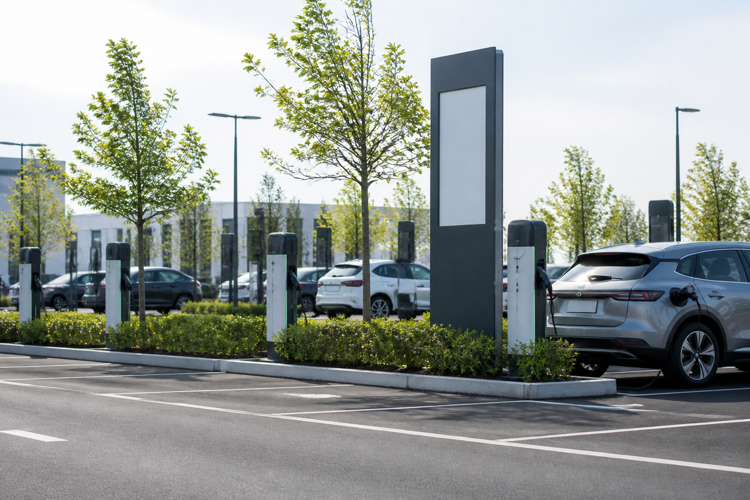 Parkings municipaux avec bornes de recharge gratuites