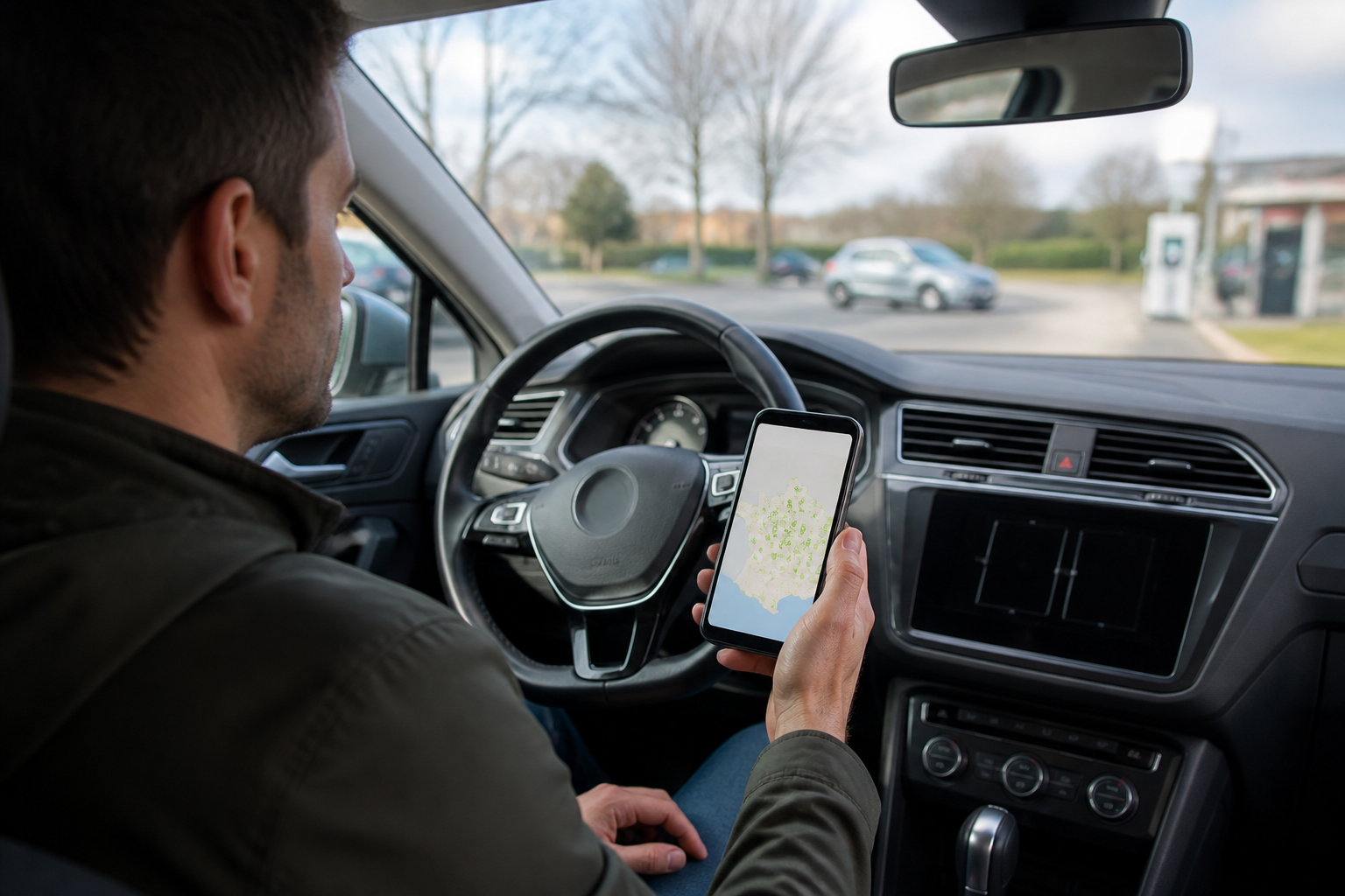 Application mobile pour trouver borne de recharge gratuite