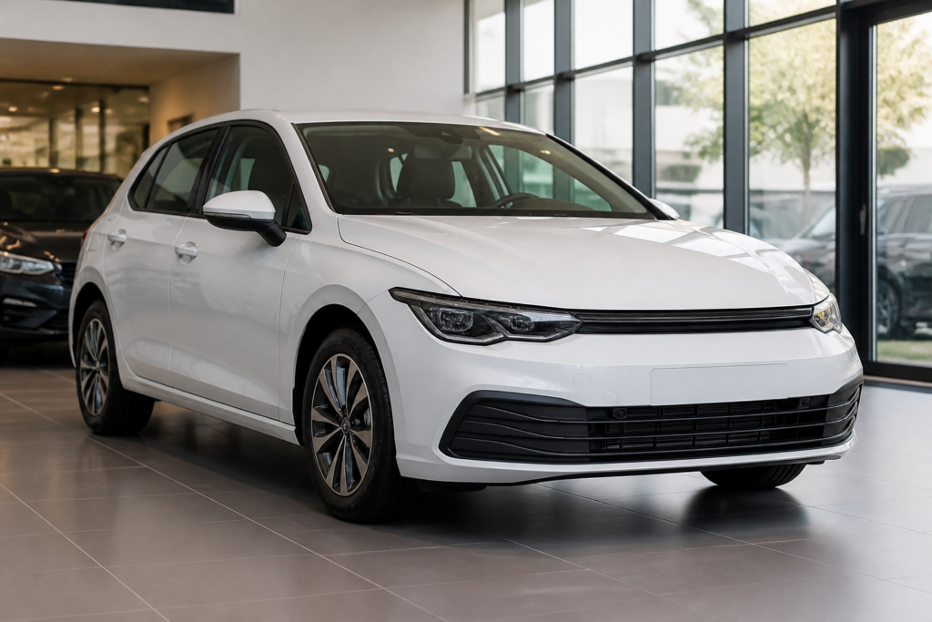 Voiture Volkswagen neuve en showroom
