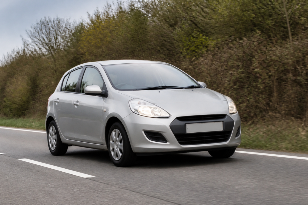 Voiture d'occasion économique sur route française
