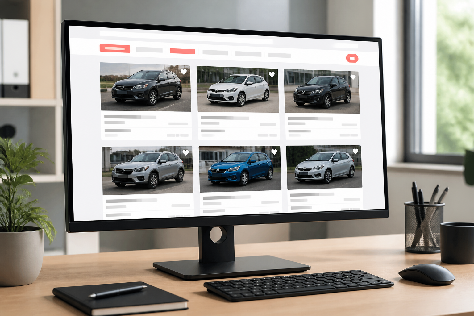 Page web Paruvendu affichant des annonces de voitures d'occasion