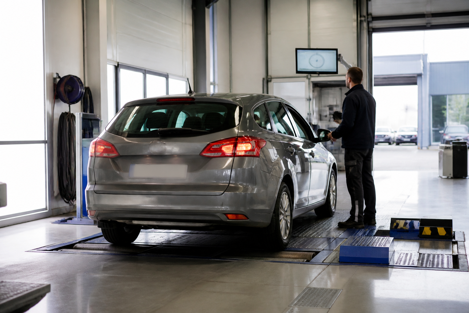 Contrôle technique d'une voiture hybride non rechargeable en France