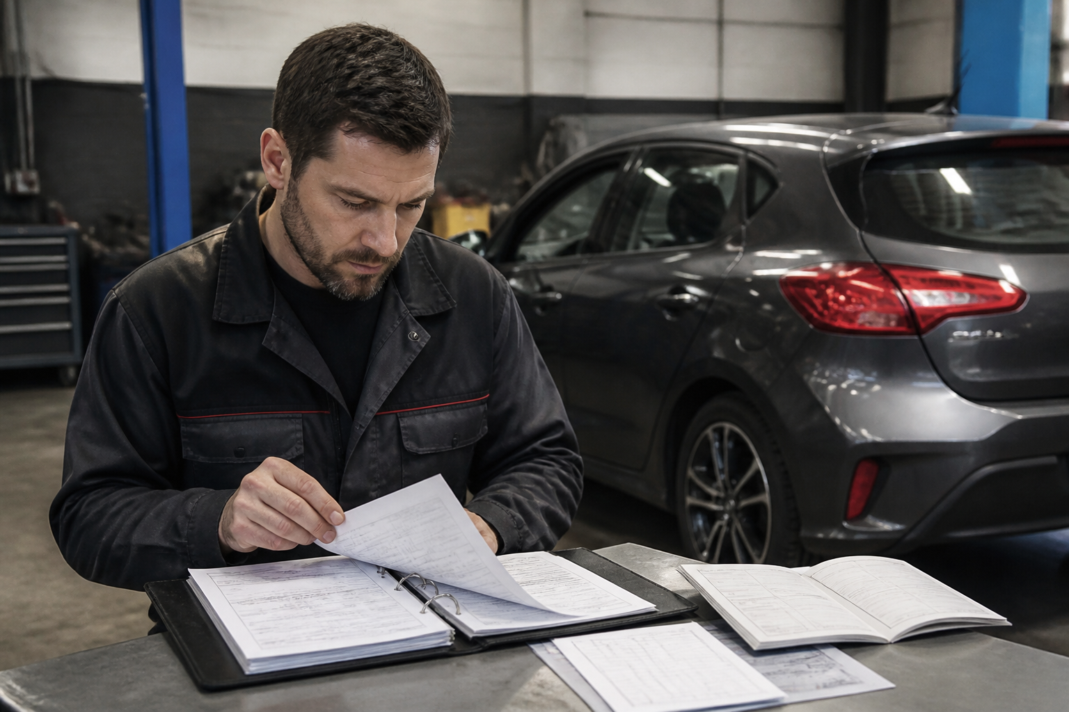 Préparation dossier entretien voiture