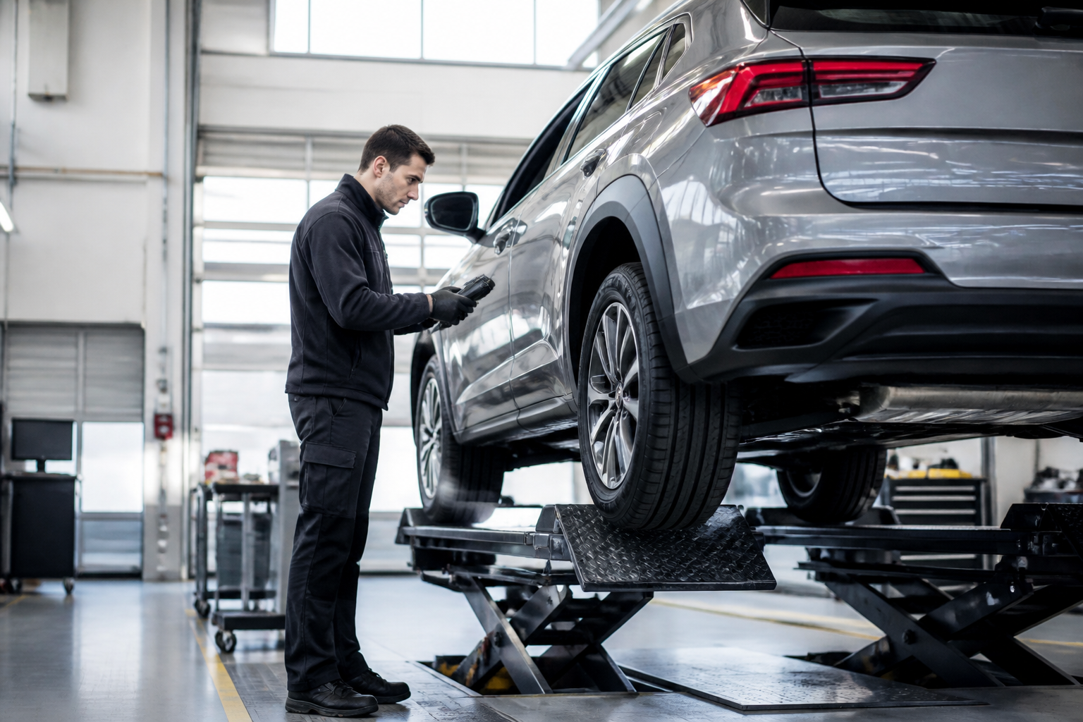 Contrôle technique d'une voiture d'occasion