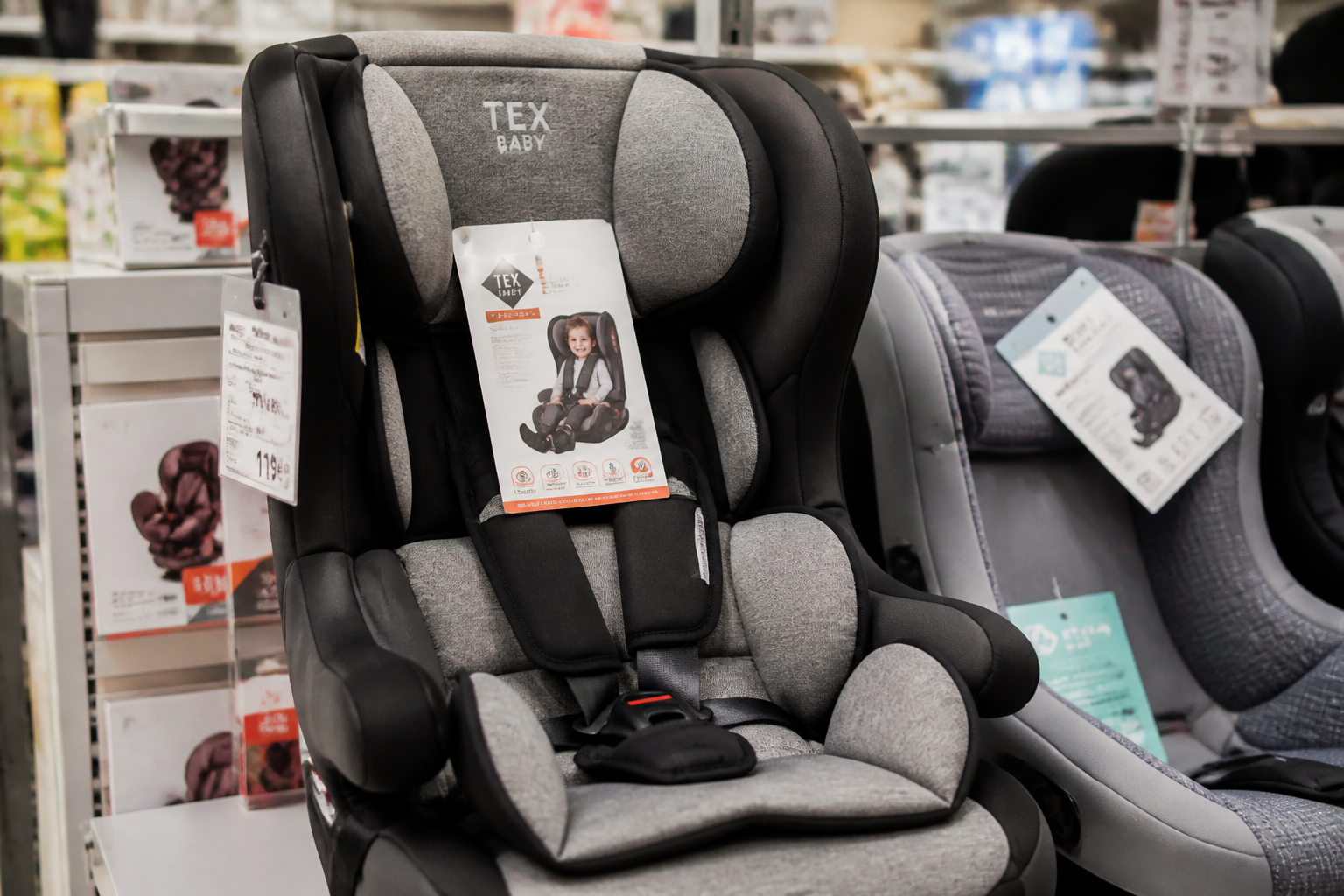 Siège auto évolutif Tex Baby en magasin