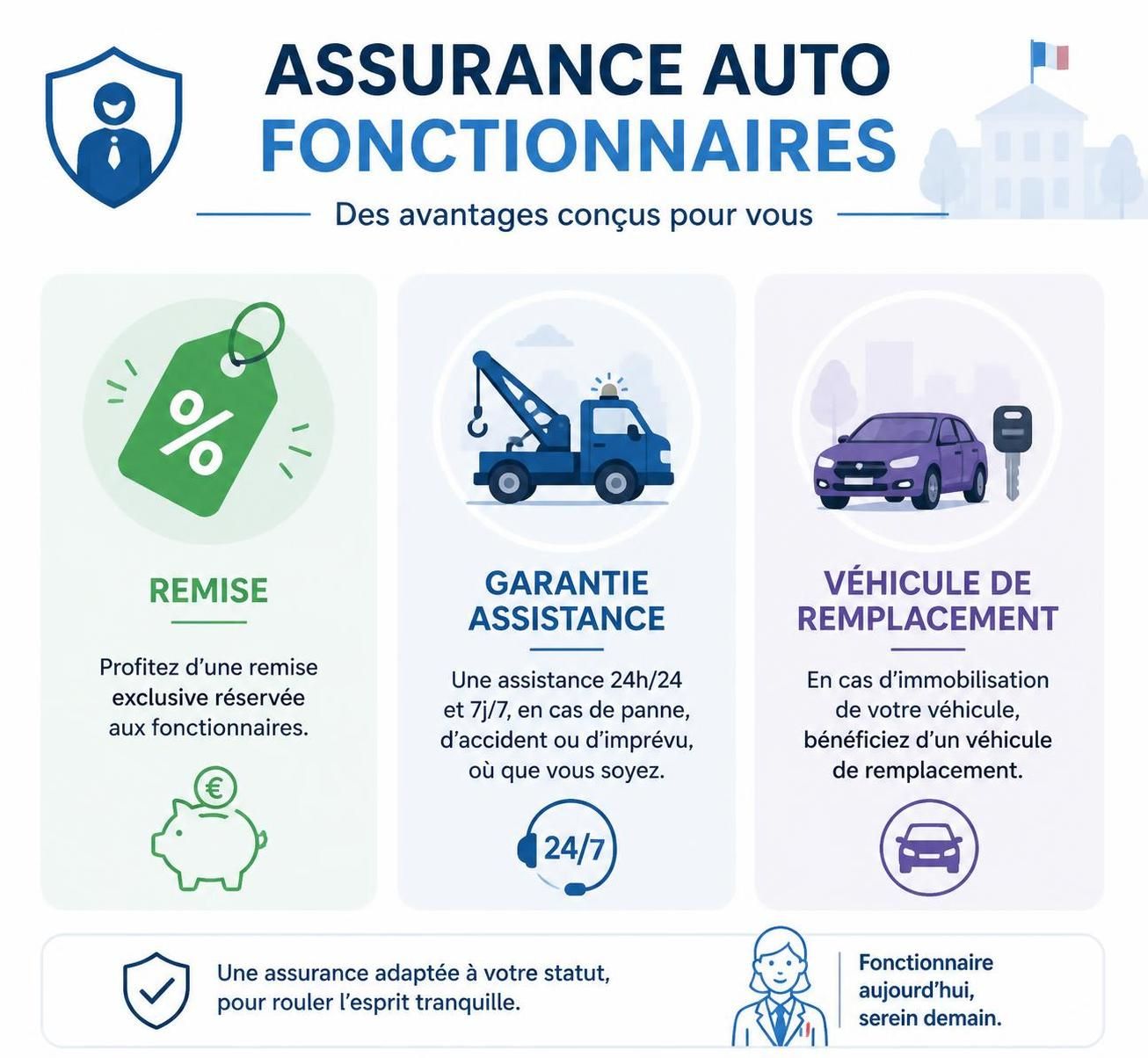 découvrez quelles garanties choisir pour votre assurance auto en 2026, spécialement conçue pour les fonctionnaires. conseils et comparatifs pour une protection optimale.