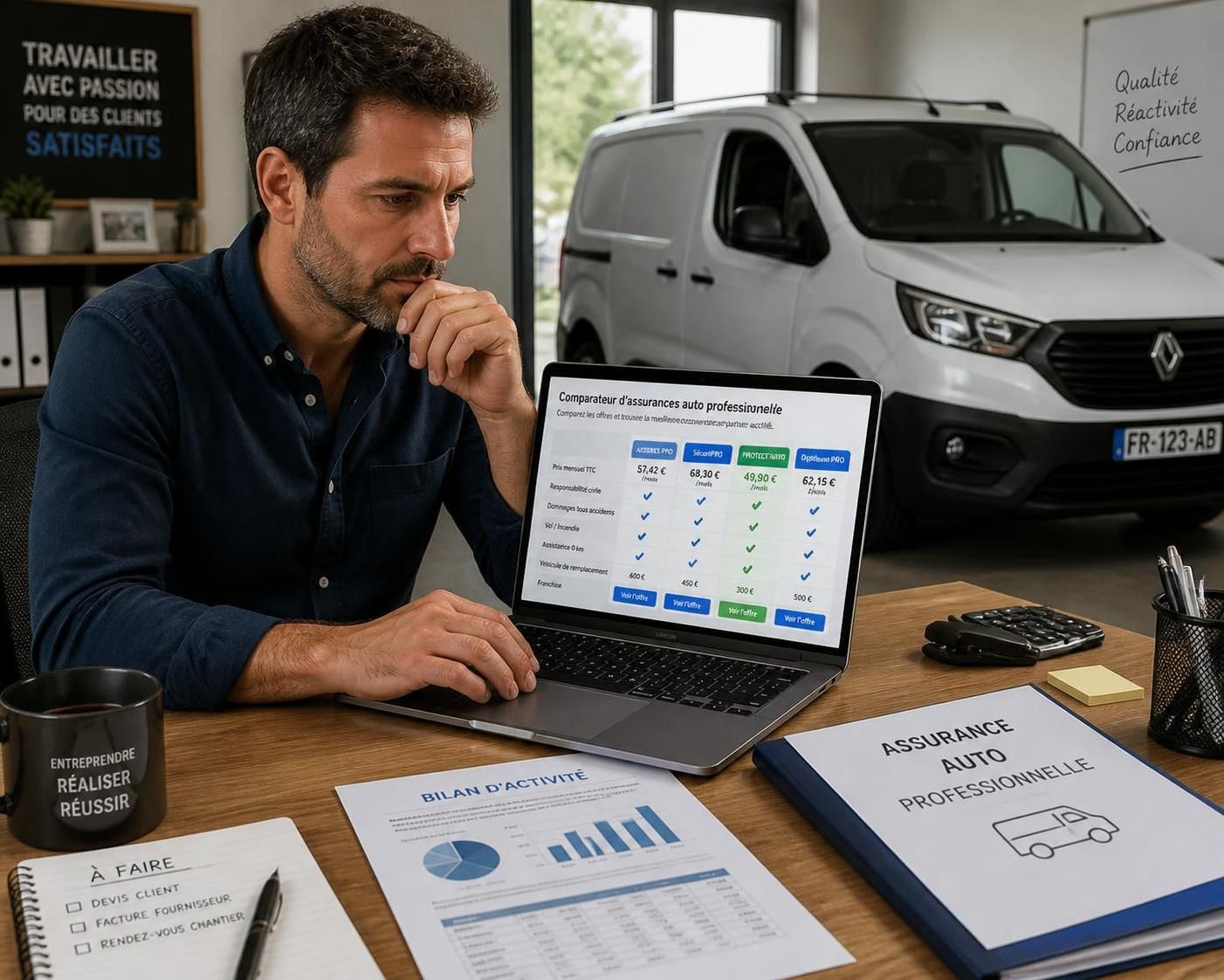 découvrez nos conseils pour choisir la meilleure assurance auto professionnelle en 2026 et protéger efficacement votre activité avec une couverture adaptée.
