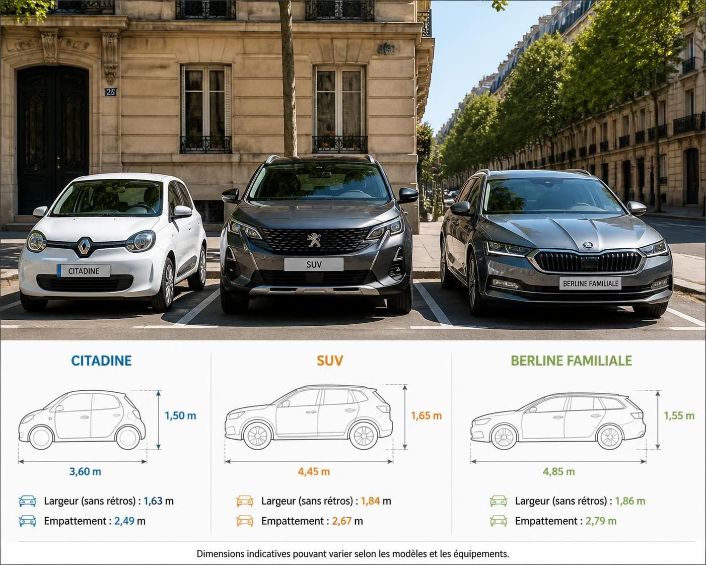découvrez notre comparatif des dimensions des voitures pour choisir le modèle idéal adapté à vos besoins. trouvez la voiture parfaite en fonction de l'espace, du confort et de l'utilisation.