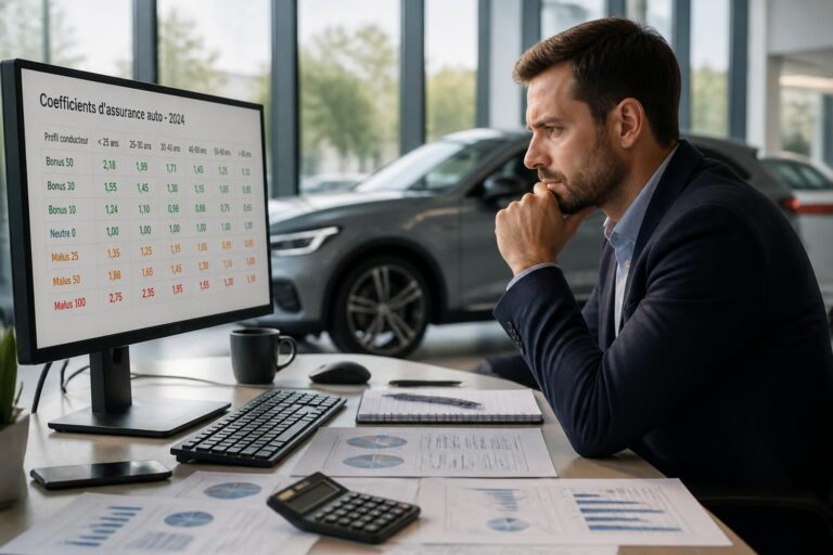 découvrez comment le tableau des coefficients d'assurance auto influence le calcul de votre prime et apprenez à mieux gérer votre contrat d'assurance automobile.