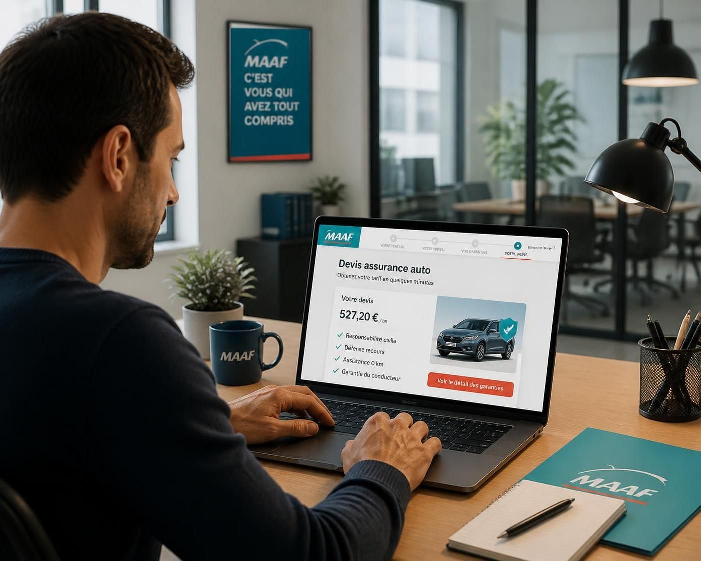 obtenez rapidement un devis personnalisé pour votre assurance auto maaf et découvrez comment bénéficier d'une estimation adaptée à vos besoins en quelques clics.