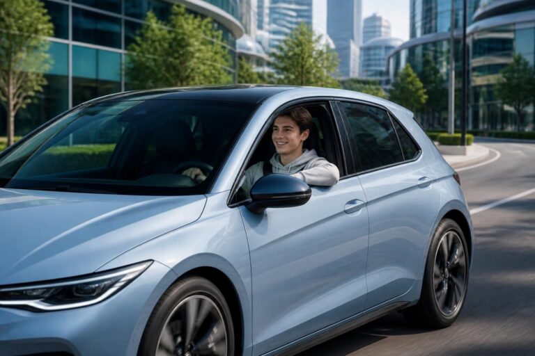 découvrez quelle est la meilleure voiture pour un jeune conducteur en 2026, avec des conseils pratiques et des modèles adaptés à la sécurité, au budget et à la conduite débutante.