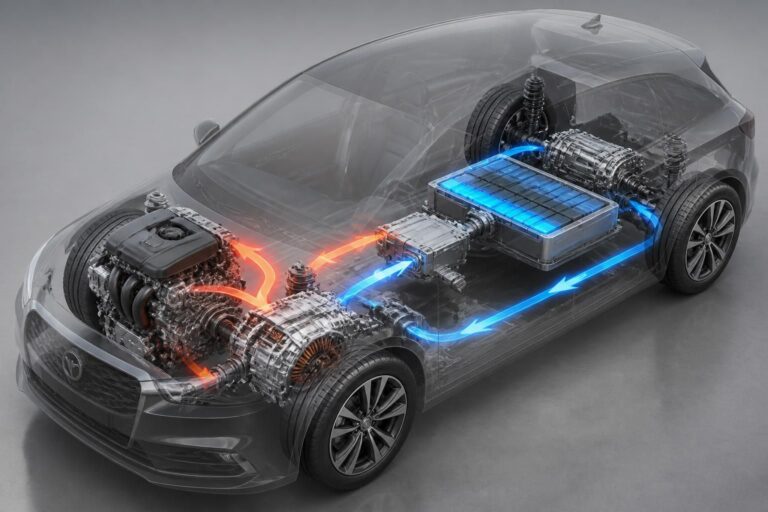 découvrez le schéma détaillé d'une voiture hybride et comprenez son fonctionnement pas à pas pour mieux saisir les avantages de cette technologie écologique.