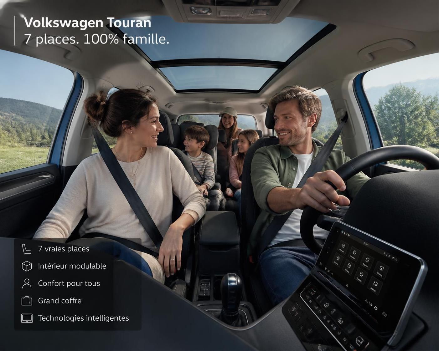 découvrez tout sur la volkswagen familiale 7 places : un véhicule alliant confort, espace généreux et praticité pour accueillir toute la famille lors de vos déplacements.