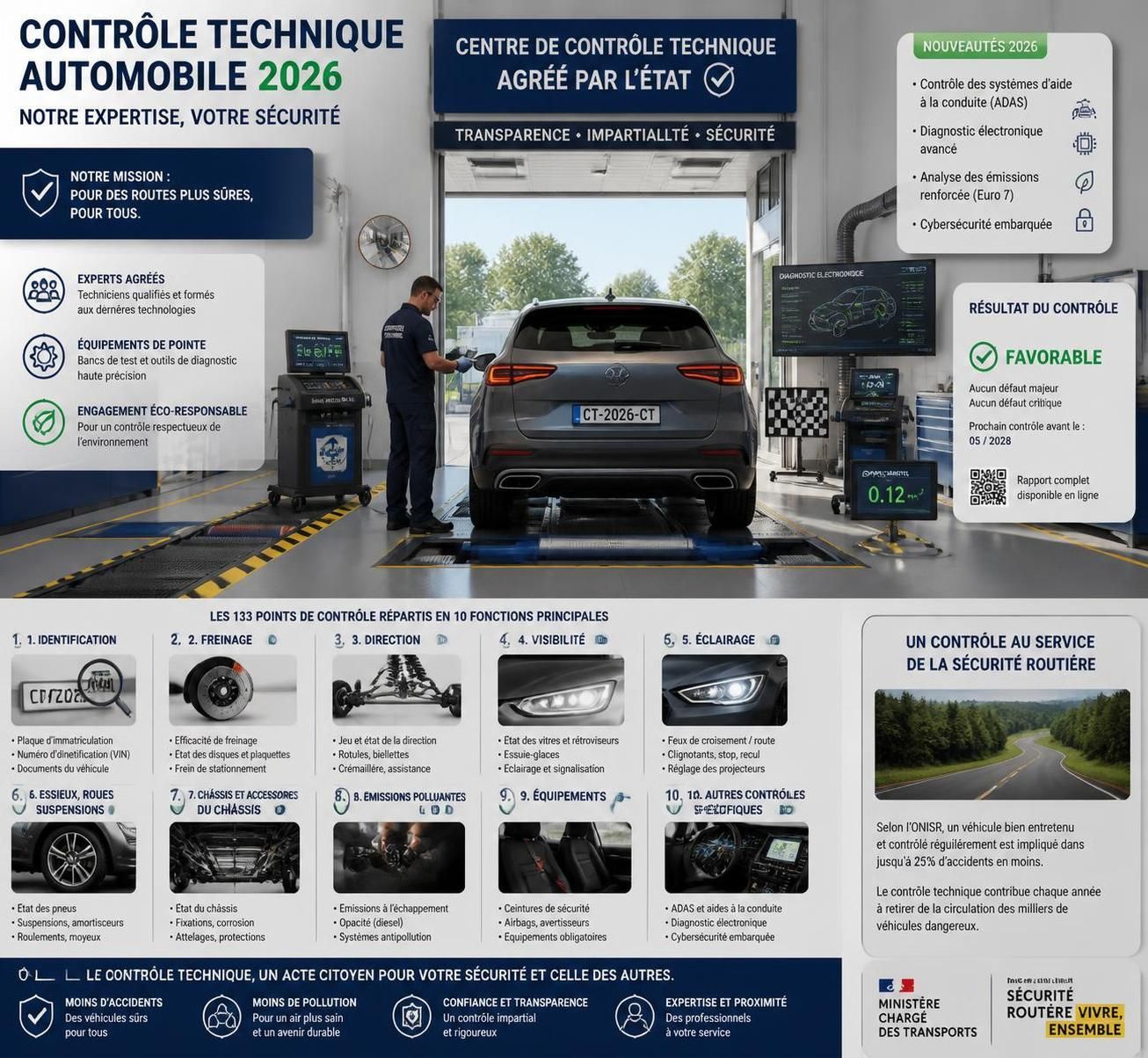 découvrez tout ce qu'il faut savoir sur la validité du contrôle technique en 2026 : règles, délais et conseils pour rester conforme.