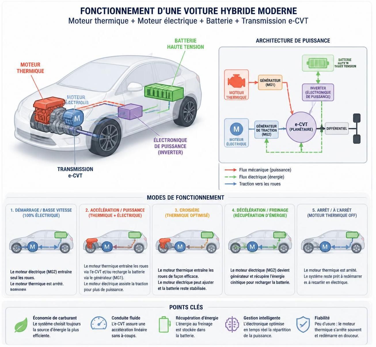 découvrez le fonctionnement d'une voiture hybride et explorez ses nombreux avantages, alliant économie d'énergie et respect de l'environnement.