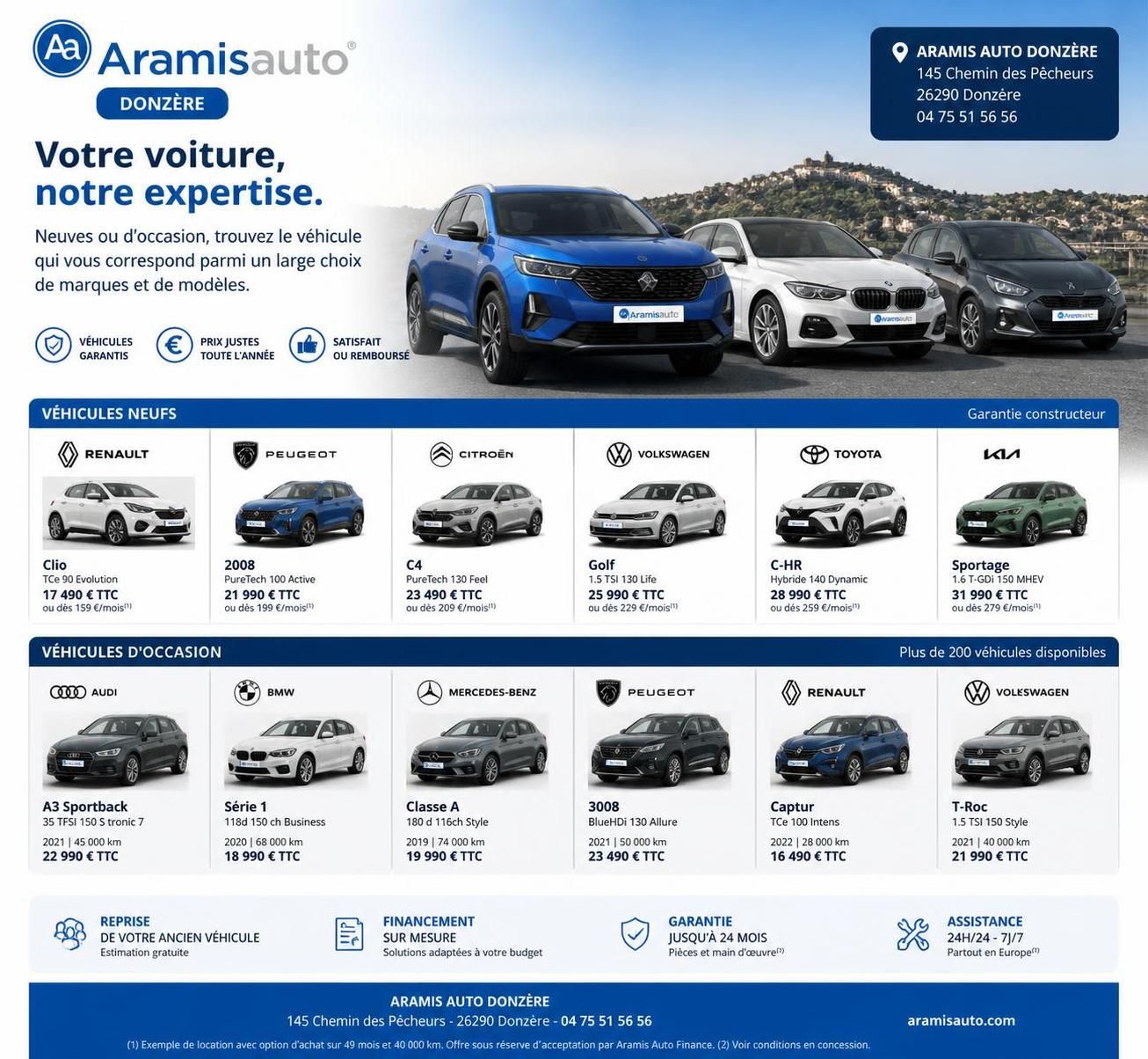 découvrez pourquoi aramis auto donzère est le choix idéal pour l'achat de votre prochain véhicule : qualité, service personnalisé et offres avantageuses vous y attendent.