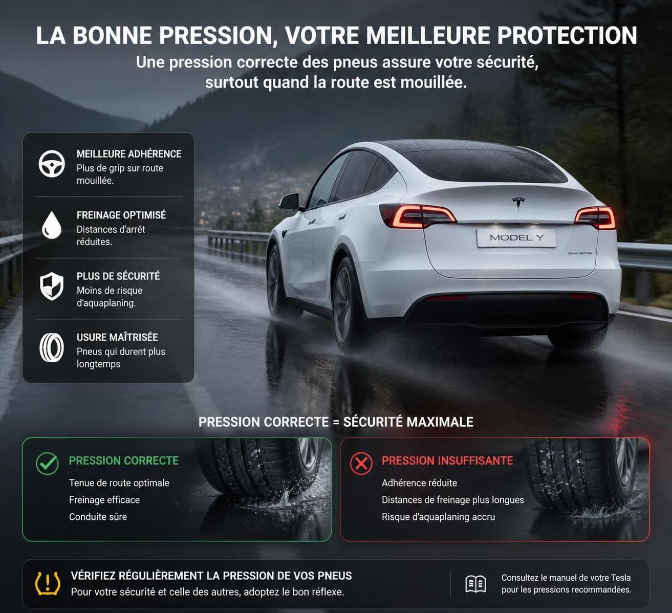 découvrez quelle est la pression idéale des pneus pour optimiser la performance et la sécurité de votre tesla model y.